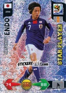 Sticker Yasuhito Endo - FIFA World Cup South Africa 2010. Adrenalyn XL (UK edition) n. 239 - Panini