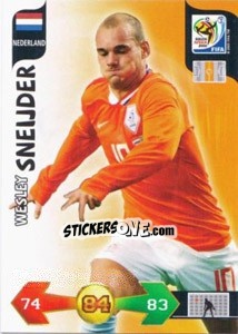 Cromo Wesley Sneijder - FIFA World Cup South Africa 2010. Adrenalyn XL (UK edition) - Panini