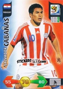 Cromo Salvador Cabanas - FIFA World Cup South Africa 2010. Adrenalyn XL (UK edition) - Panini
