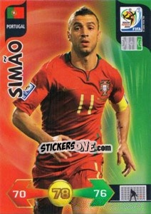 Figurina Simão - FIFA World Cup South Africa 2010. Adrenalyn XL (UK edition) - Panini