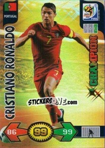 Sticker Cristiano Ronaldo - FIFA World Cup South Africa 2010. Adrenalyn XL (UK edition) n. 287 - Panini
