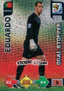 Sticker Eduardo - FIFA World Cup South Africa 2010. Adrenalyn XL (UK edition) - Panini