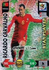 Figurina Ricardo Carvalho - FIFA World Cup South Africa 2010. Adrenalyn XL (UK edition) - Panini