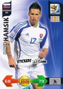Cromo Marek Hamsik - FIFA World Cup South Africa 2010. Adrenalyn XL (UK edition) n. 300 - Panini