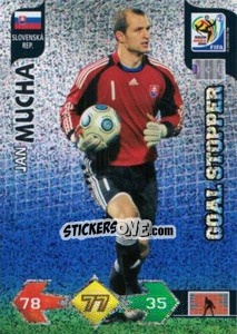 Sticker Jan Mucha - FIFA World Cup South Africa 2010. Adrenalyn XL (UK edition) - Panini