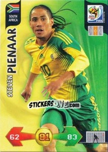 Cromo Steven Pienaar - FIFA World Cup South Africa 2010. Adrenalyn XL (UK edition) - Panini