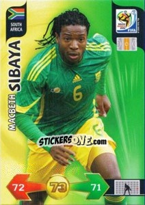 Cromo Macbeth Sibaya - FIFA World Cup South Africa 2010. Adrenalyn XL (UK edition) - Panini