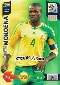 Cromo Aaron Mokoena - FIFA World Cup South Africa 2010. Adrenalyn XL (UK edition) - Panini