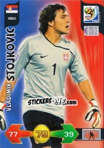 Cromo Vladimir Stojkovic - FIFA World Cup South Africa 2010. Adrenalyn XL (UK edition) - Panini