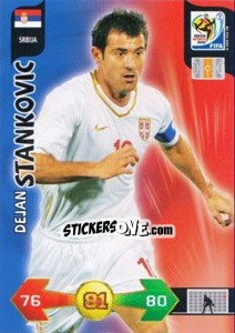 Cromo Dejan Stankovic - FIFA World Cup South Africa 2010. Adrenalyn XL (UK edition) - Panini