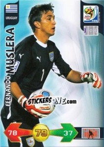 Sticker Fernando Muslera - FIFA World Cup South Africa 2010. Adrenalyn XL (UK edition) n. 330 - Panini