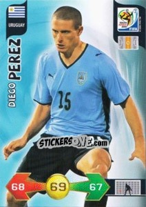 Sticker Diego Perez - FIFA World Cup South Africa 2010. Adrenalyn XL (UK edition) - Panini