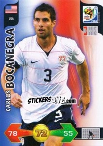 Figurina Carlos Bocanegra - FIFA World Cup South Africa 2010. Adrenalyn XL (UK edition) - Panini