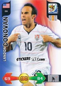 Cromo Landon Donovan - FIFA World Cup South Africa 2010. Adrenalyn XL (UK edition) - Panini