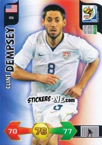 Cromo Clint Dempsey - FIFA World Cup South Africa 2010. Adrenalyn XL (UK edition) - Panini