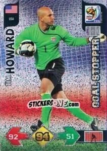 Cromo Tim Howard - FIFA World Cup South Africa 2010. Adrenalyn XL (UK edition) - Panini