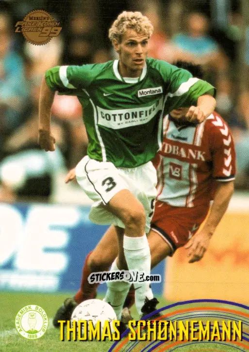 Sticker Thomas Schonnemann - Danish Faxe Kondi Ligaen 1998-1999 n. 11 - Merlin