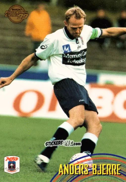 Sticker Anders Bjerre - Danish Faxe Kondi Ligaen 1998-1999 n. 12 - Merlin
