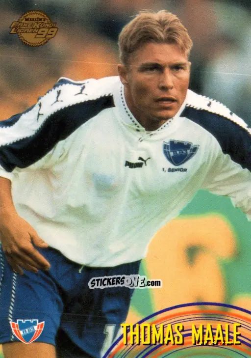 Sticker Thomas Maale - Danish Faxe Kondi Ligaen 1998-1999 n. 30 - Merlin