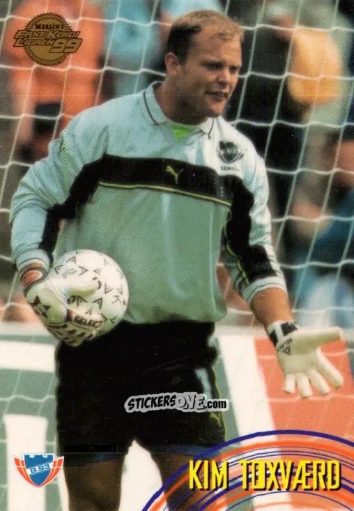 Sticker Kim Toxværd - Danish Faxe Kondi Ligaen 1998-1999 n. 33 - Merlin