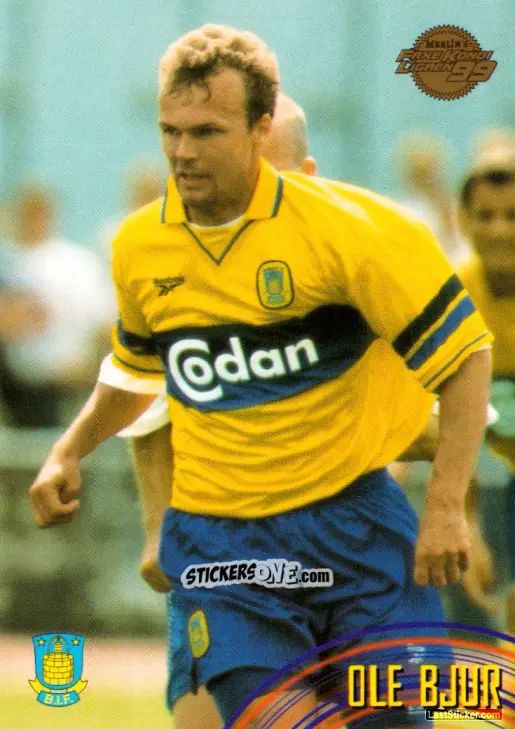 Sticker Ole Bjur - Danish Faxe Kondi Ligaen 1998-1999 n. 34 - Merlin