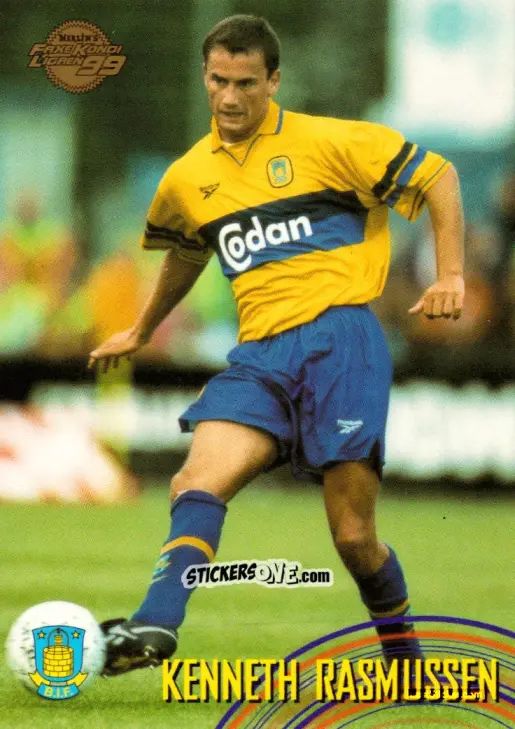 Sticker Kenneth Rasmussen - Danish Faxe Kondi Ligaen 1998-1999 n. 42 - Merlin