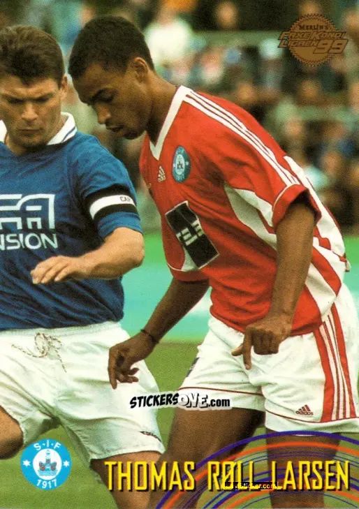 Sticker Thomas Roll Larsen - Danish Faxe Kondi Ligaen 1998-1999 n. 84 - Merlin