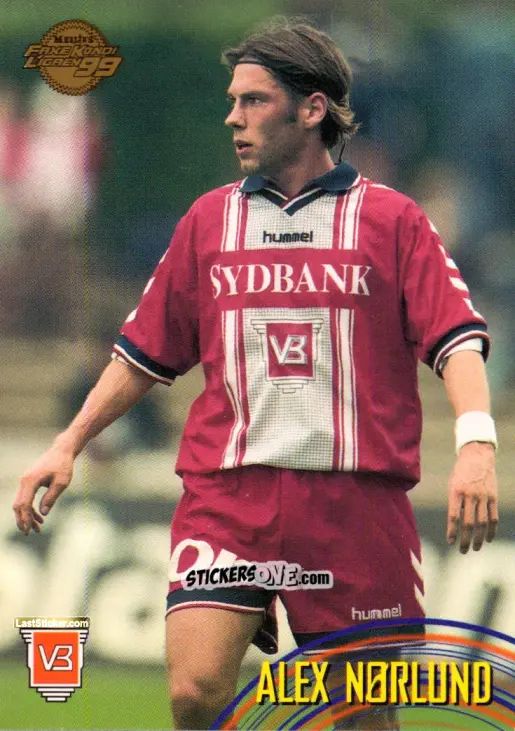 Sticker Alex Norlund - Danish Faxe Kondi Ligaen 1998-1999 n. 93 - Merlin