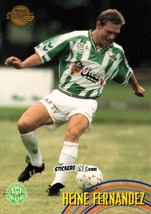 Sticker Heine Fernandez - Danish Faxe Kondi Ligaen 1998-1999 n. 100 - Merlin