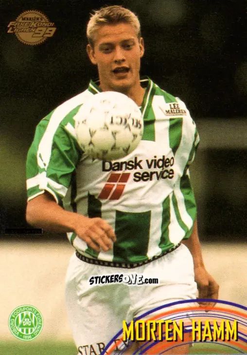 Sticker Morten Hamm - Danish Faxe Kondi Ligaen 1998-1999 n. 102 - Merlin