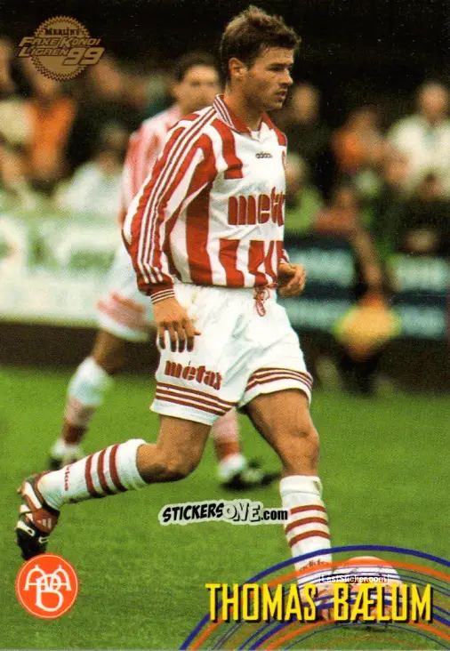Sticker Thomas Bælum - Danish Faxe Kondi Ligaen 1998-1999 n. 110 - Merlin