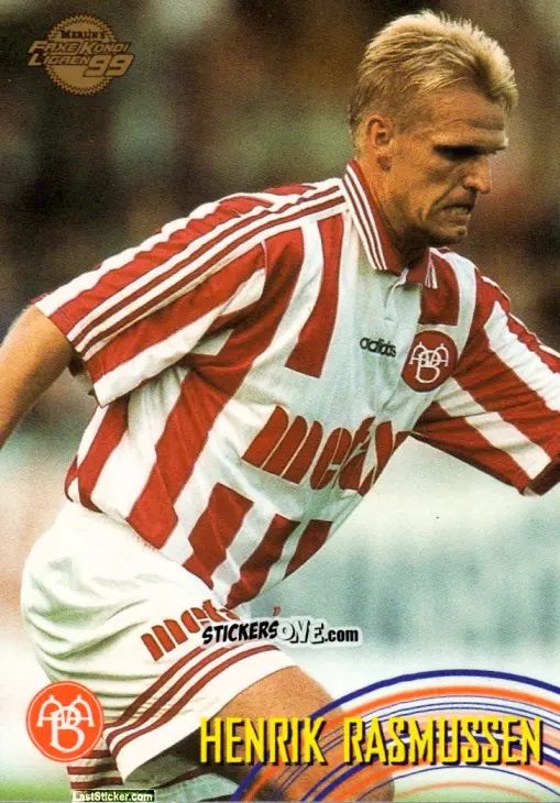 Sticker Henrik Rasmussen - Danish Faxe Kondi Ligaen 1998-1999 n. 117 - Merlin