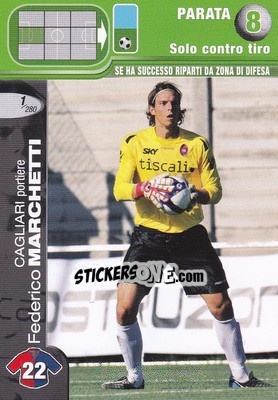 Sticker Federico Marchetti - Calciatori Challenge 2008-2009 - Panini