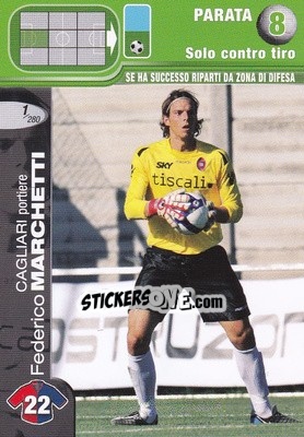 Figurina Federico Marchetti - Calciatori Challenge 2008-2009 - Panini