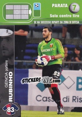 Sticker Rubinho - Calciatori Challenge 2008-2009 - Panini