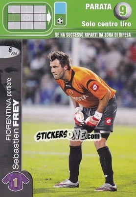 Sticker Sebastien Frey - Calciatori Challenge 2008-2009 - Panini