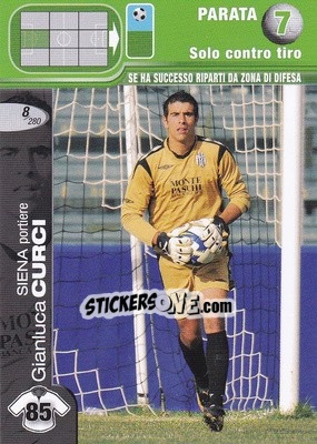 Cromo Gianluca Curci - Calciatori Challenge 2008-2009 - Panini