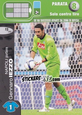 Sticker Gennaro Iezzo - Calciatori Challenge 2008-2009 - Panini
