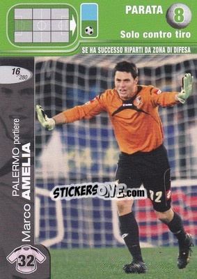 Cromo Marco Amelia - Calciatori Challenge 2008-2009 - Panini