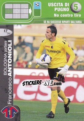 Sticker Francesco Antonioli - Calciatori Challenge 2008-2009 - Panini