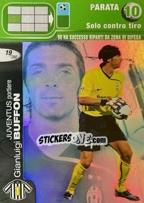 Sticker Gianluigi Buffon - Calciatori Challenge 2008-2009 n. 19 - Panini