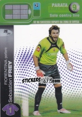 Sticker Sebastien Frey - Calciatori Challenge 2008-2009 - Panini