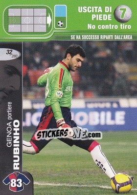 Sticker Rubinho - Calciatori Challenge 2008-2009 - Panini