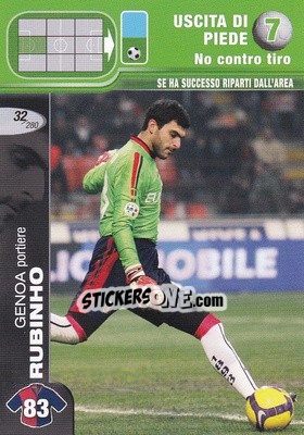 Figurina Rubinho - Calciatori Challenge 2008-2009 - Panini