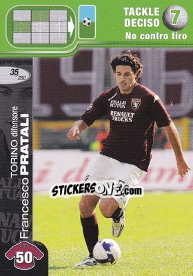 Sticker Francesco Pratali - Calciatori Challenge 2008-2009 - Panini