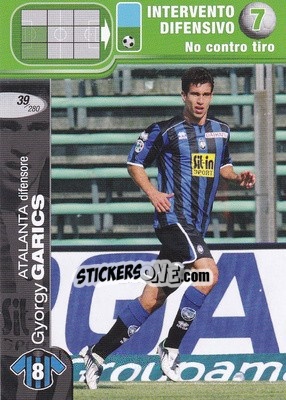 Figurina Gyorgy Garics - Calciatori Challenge 2008-2009 - Panini