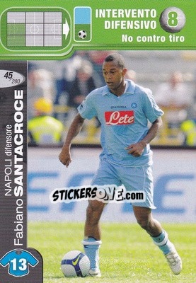 Sticker Fabiano Santacroce - Calciatori Challenge 2008-2009 - Panini