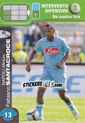 Figurina Fabiano Santacroce - Calciatori Challenge 2008-2009 - Panini