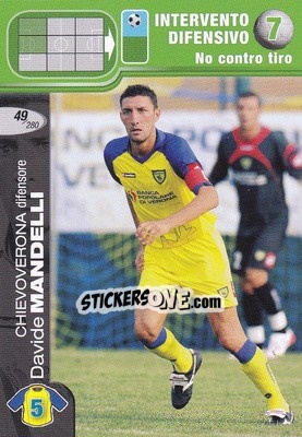 Figurina Davide Mandelli - Calciatori Challenge 2008-2009 - Panini