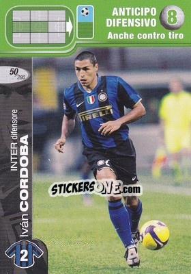 Sticker Iván Cordoba - Calciatori Challenge 2008-2009 - Panini